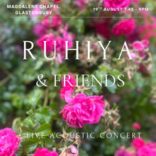 Load image into Gallery viewer, Ruhiya &amp; Friends l Live Acoustic Concert | 19th August

