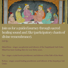 Load image into Gallery viewer, Sufi Sound Journey - Saturday 27th September 6 - 7pm
